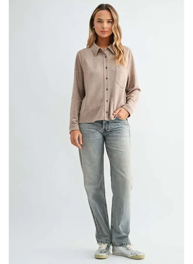 Azalea Suede Top