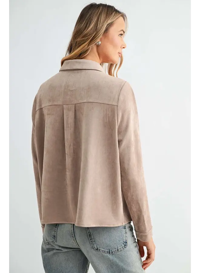 Azalea Suede Top