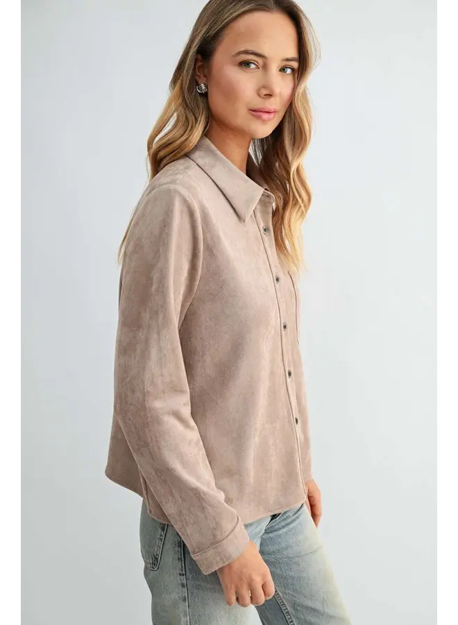 Azalea Suede Top
