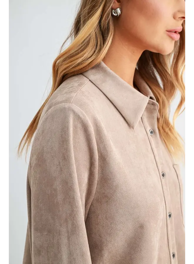 Azalea Suede Top