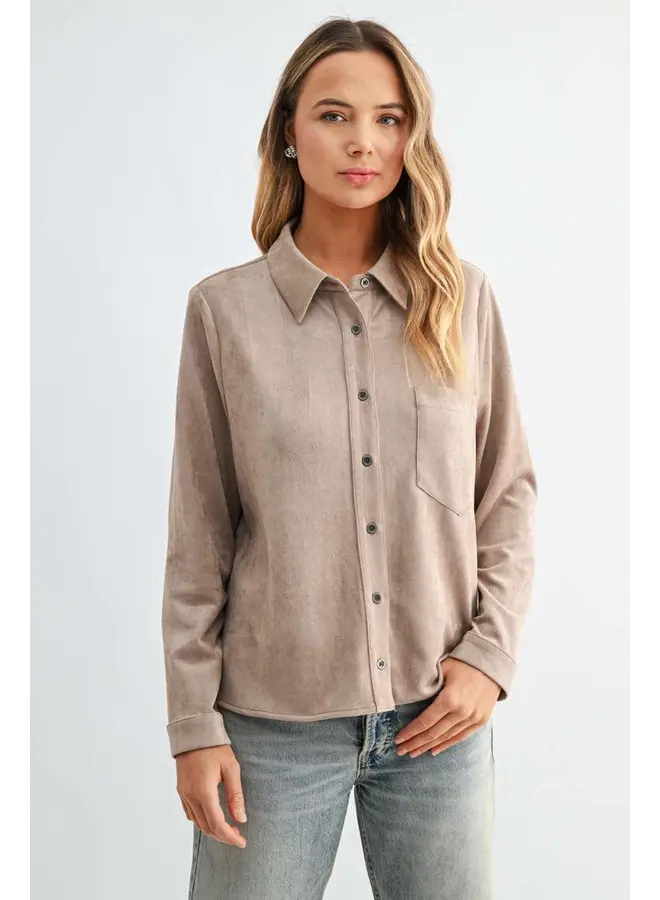 Azalea Suede Top