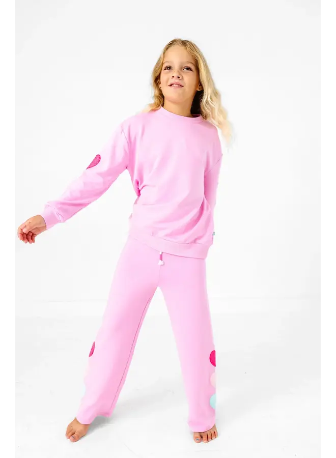 Two Tone Hearts Sweatsuit -