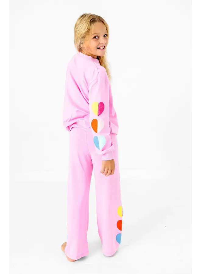 Two Tone Hearts Sweatsuit -