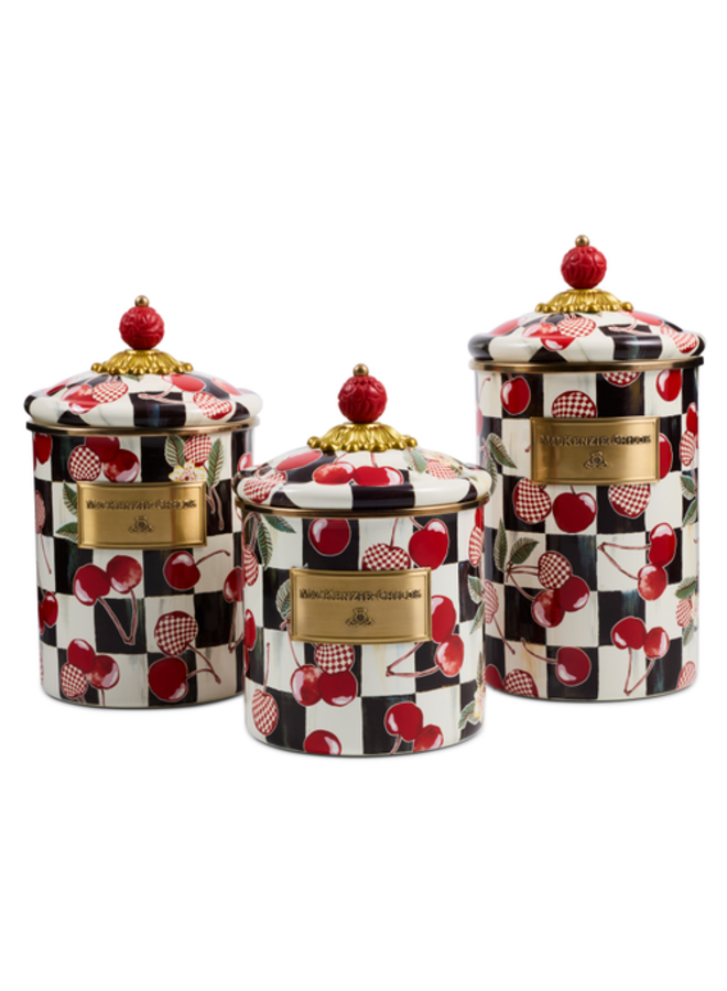 Mon Cheri Canisters, Set of 3