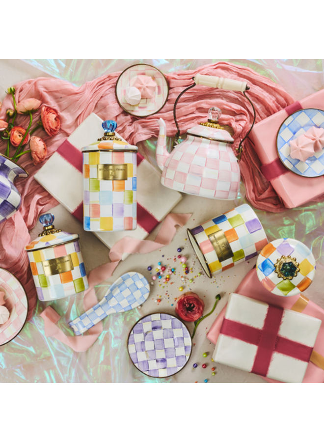 Confetti Check Canisters, Set of 3