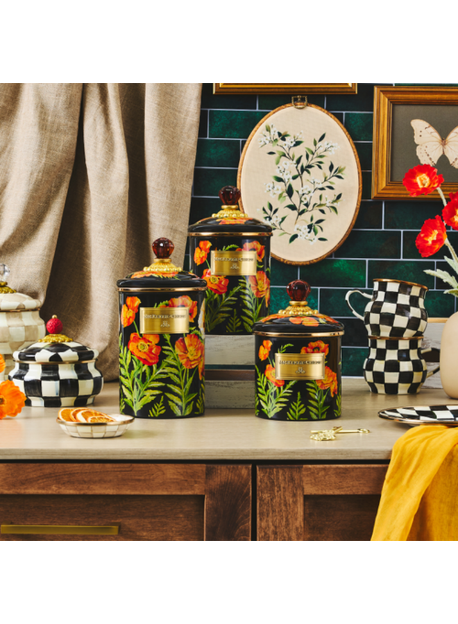 Poppy Canisters, Set of 3