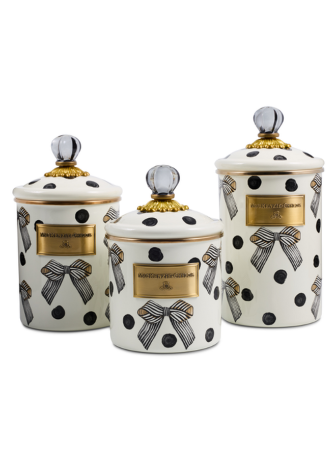 Pretty As a Bow Canisters, Set of 3