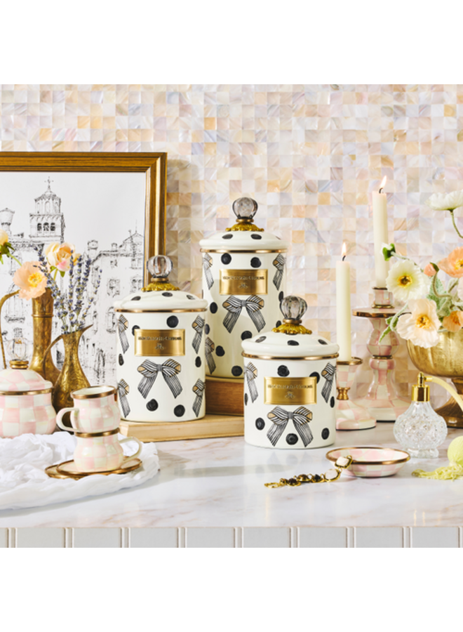 Pretty As a Bow Canisters, Set of 3