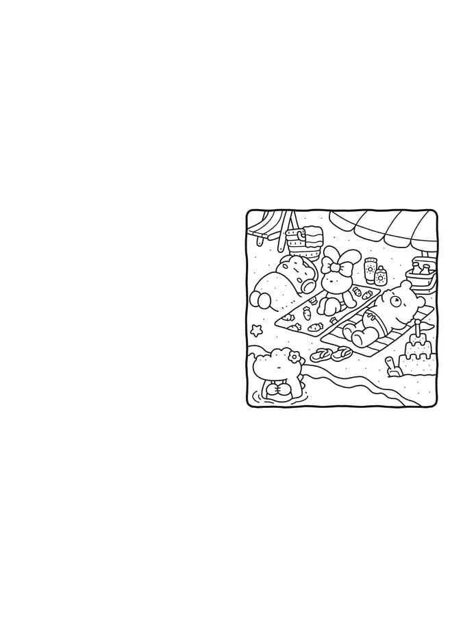 Cozy Friends Coloring Book