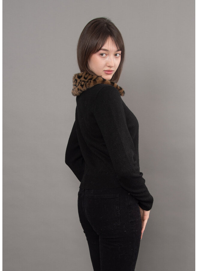 Atalanta Long Sleeve Crew Neck Cardigan-