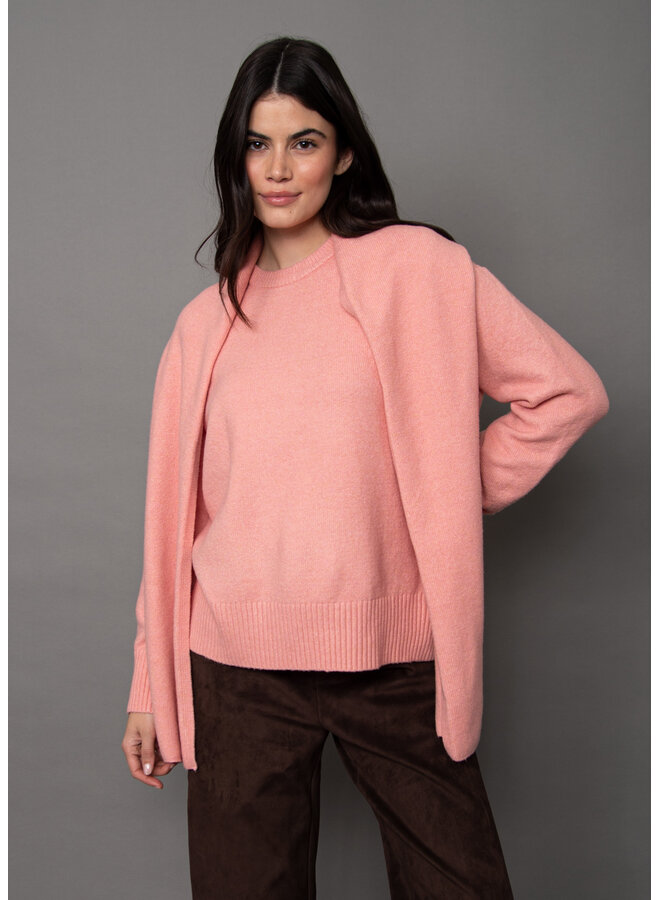 Waverly Long Sleeve Pull-Over With Scarf-