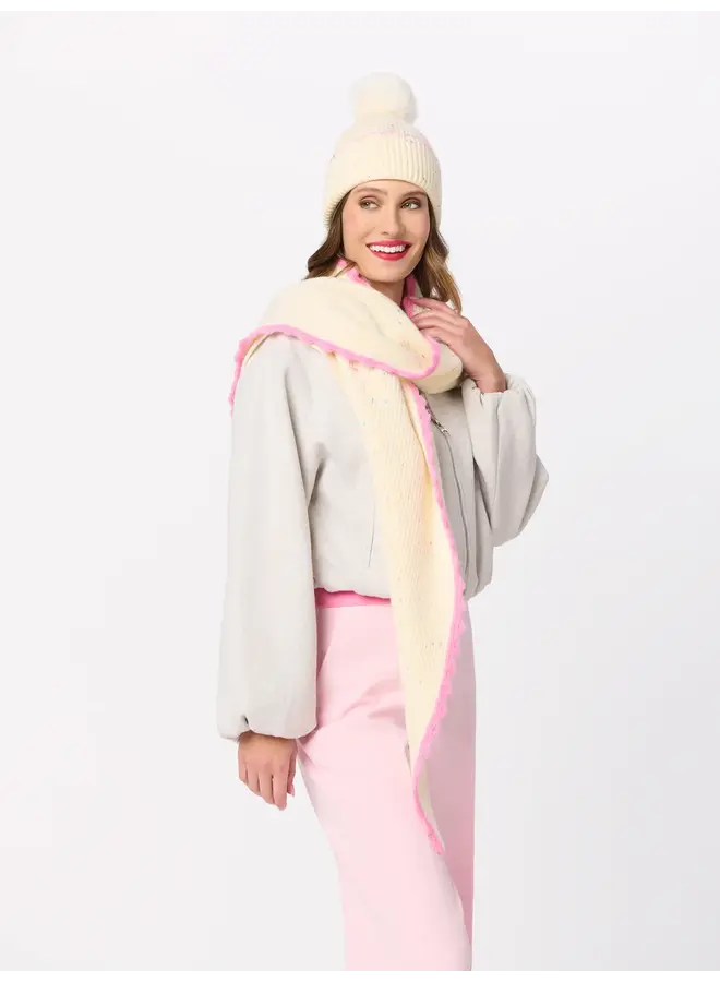 Kendra Triangle Scarf - Ivory