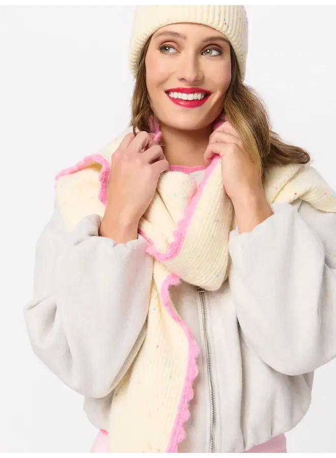 Kendra Triangle Scarf - Ivory