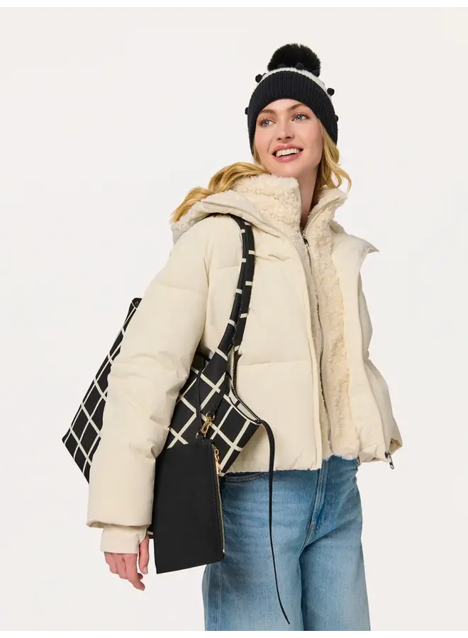 Jolly Pom Pom Beanie - Black