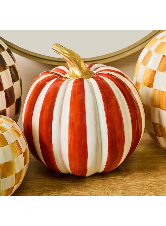 Paprika Stripe Medium Pumpkin