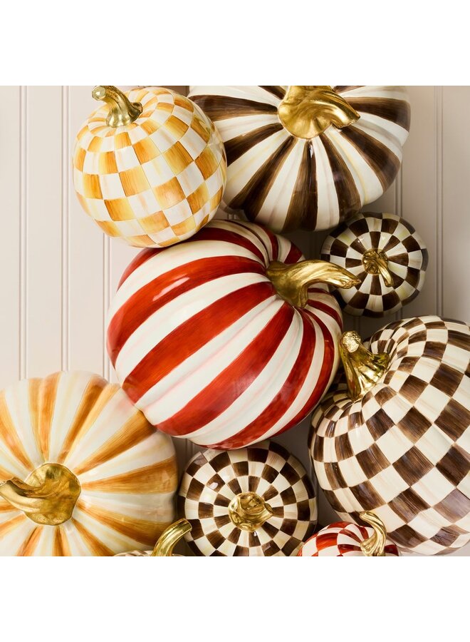 Paprika Stripe Medium Pumpkin