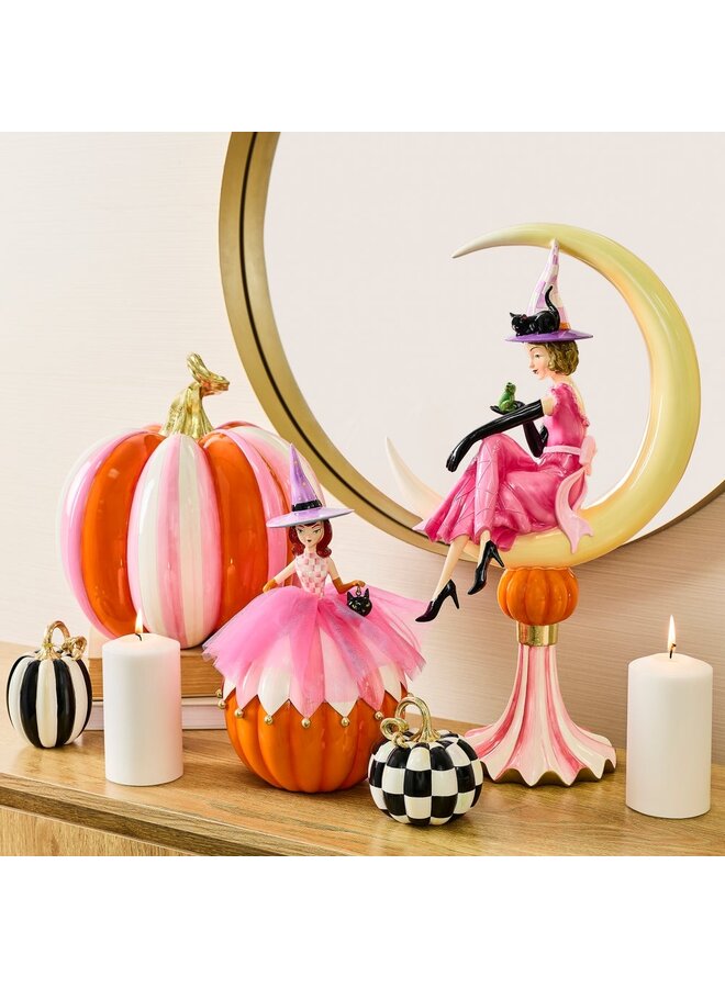 Glam 'o' ween Witch on Moon Figurine