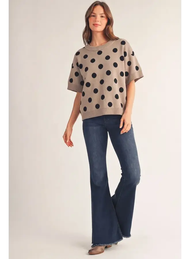 Sandra Polka Dot Sweater-