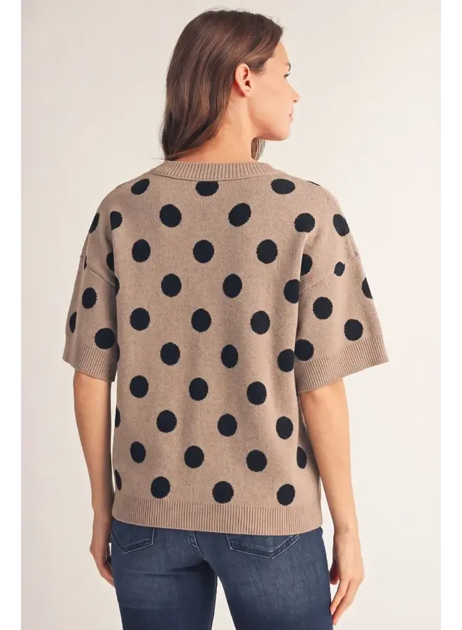 Sandra Polka Dot Sweater-