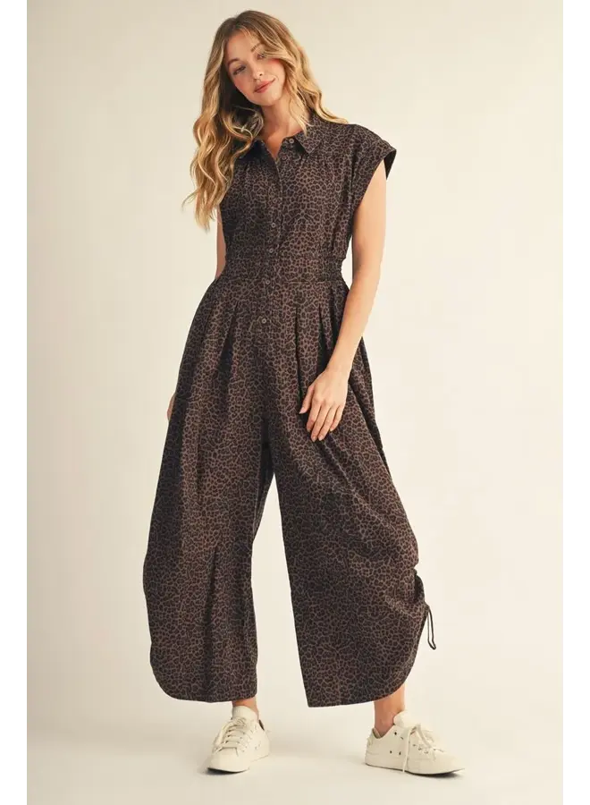 Mariah Leopard Print Jumpsuit-