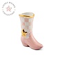 Lainey Wilson Rosy Check Cowgirl Boot Bud Vase _x000D_
