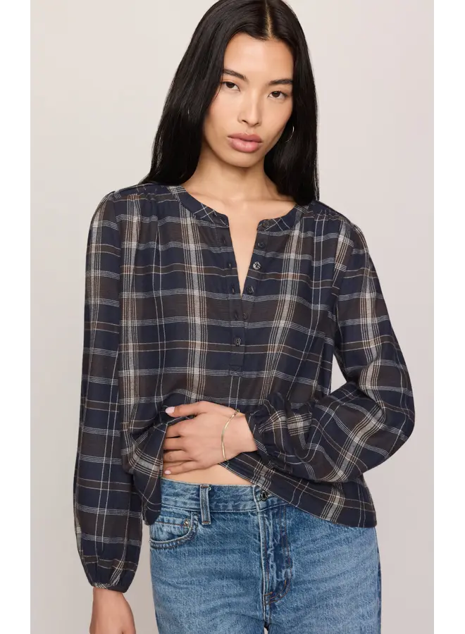 Autumn Plaid Button Up - Eclipse