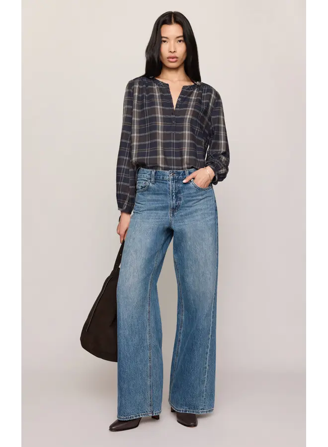 Autumn Plaid Button Up - Eclipse