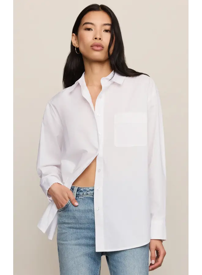 The Gallery Button-Up - White