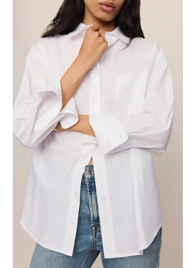 The Gallery Button-Up - White