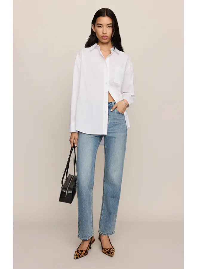 The Gallery Button-Up - White
