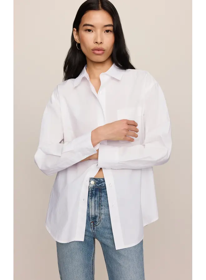 The Gallery Button-Up - White
