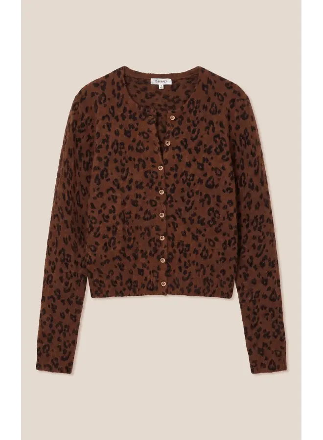 Medina Leopard Cardigan -