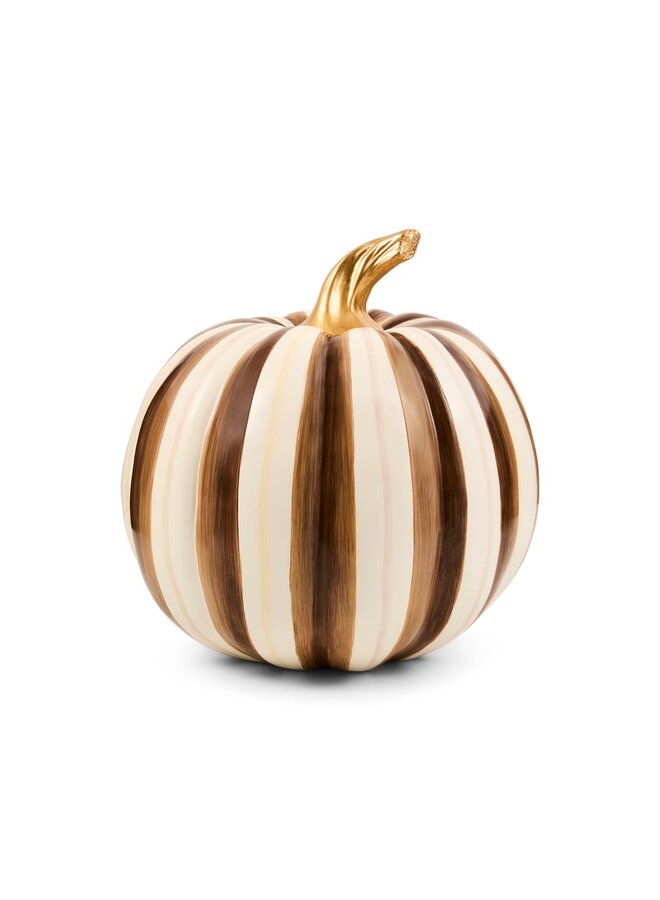 Chocolate Stripe Medium Pumpkin