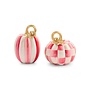 Bubblegum Check and Stripe Petite Pumpkins, Set of 2