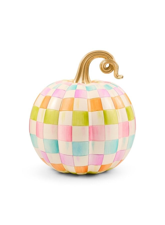 Multi Check Medium Pumpkin