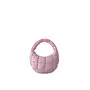 Solid Color Cloud Bag Cute Mini Handbag - Pink