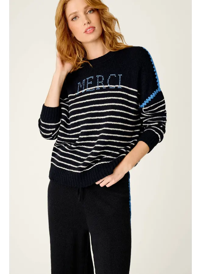 C'est La Vie Merci Sweater