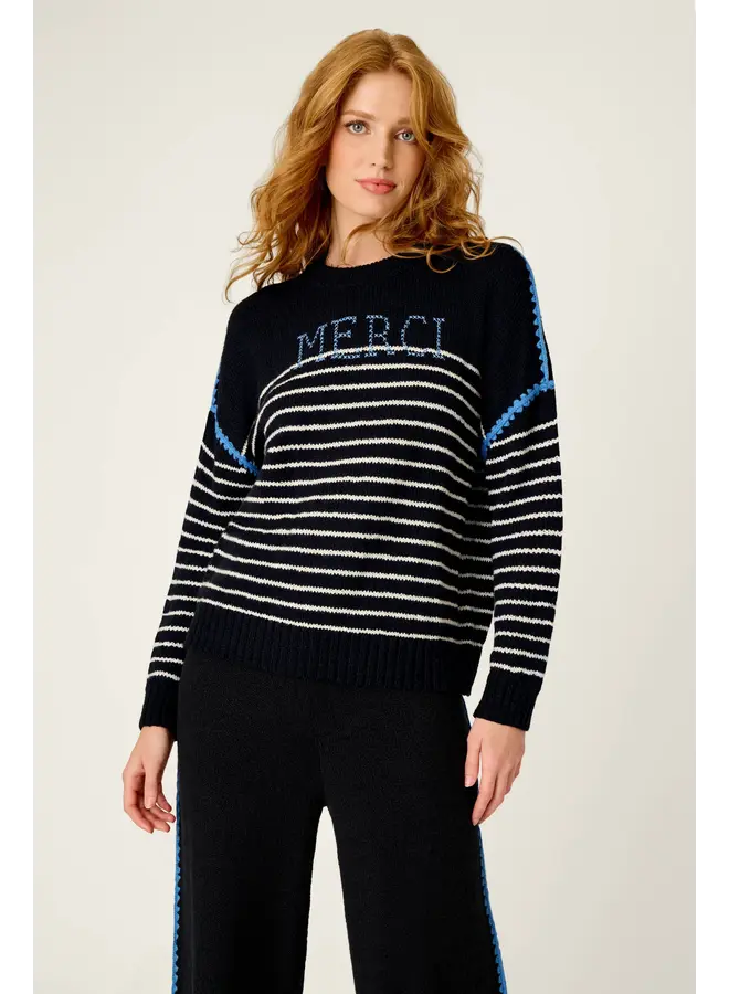 C'est La Vie Merci Sweater