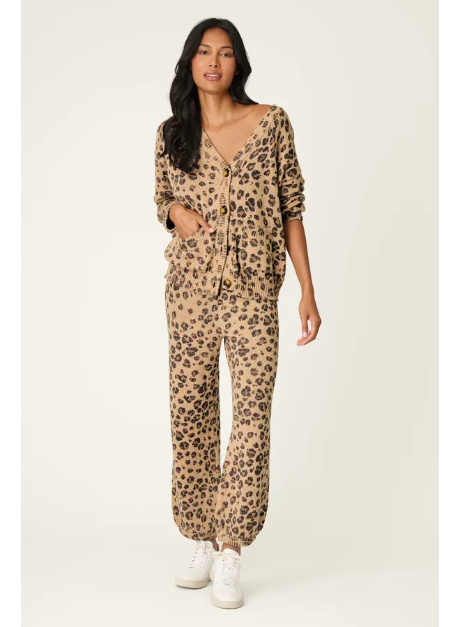 C'est La Vie Leopard Print Cardigan-
