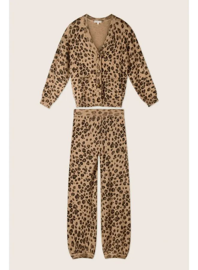 C'est La Vie Leopard Print Cardigan-