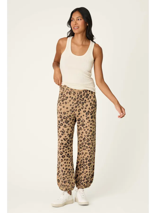 C'est La Vie Leopard Print Pant-