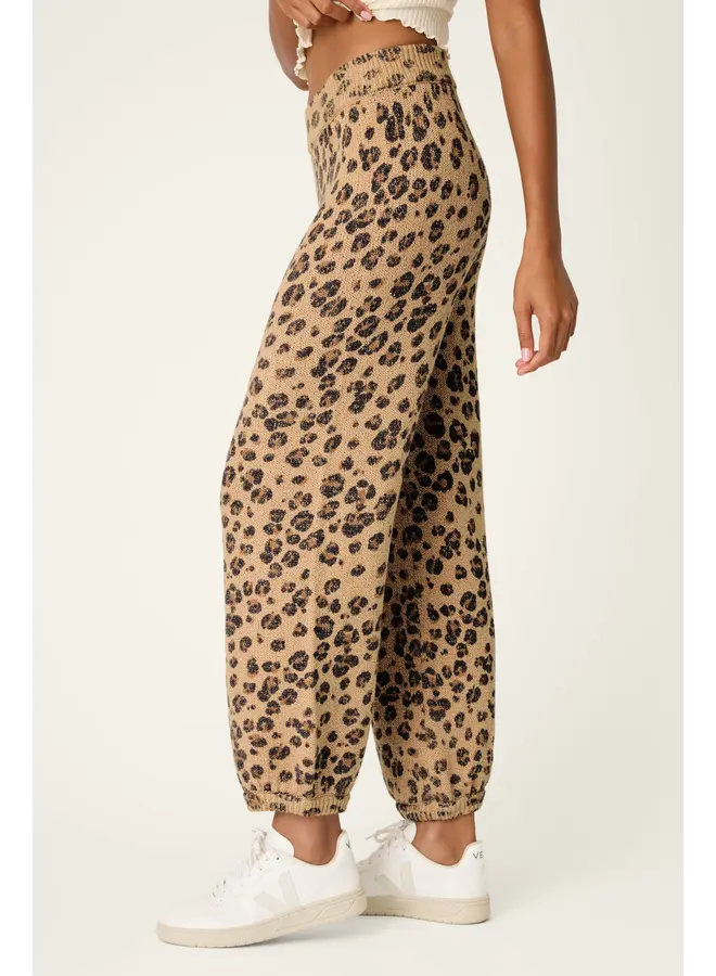 C'est La Vie Leopard Print Pant-