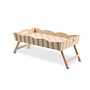 Mocha Check Breakfast Tray