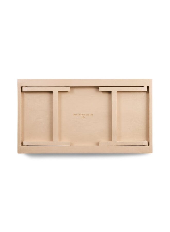 Mocha Check Breakfast Tray