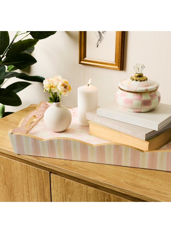 Rosy Check Breakfast Tray