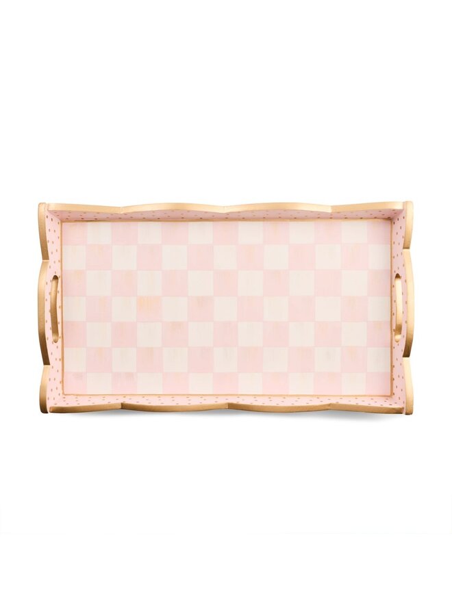 Rosy Check Breakfast Tray