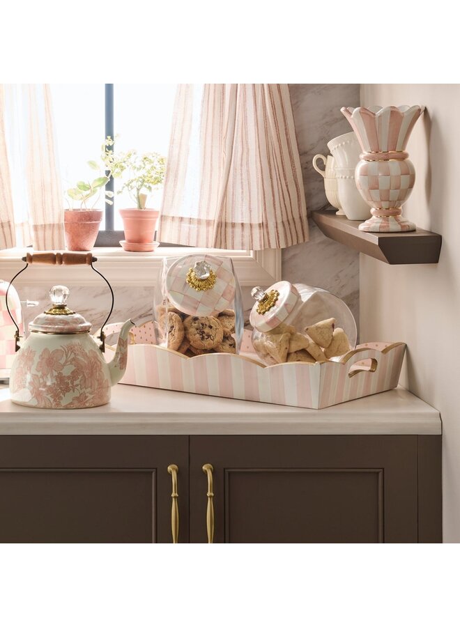 Rosy Check Breakfast Tray