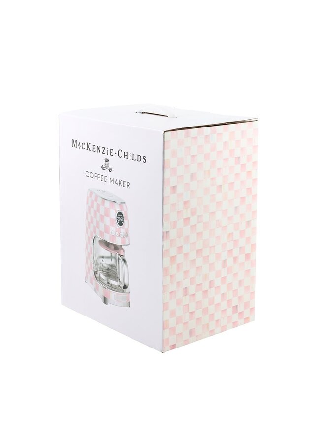Rosy Check Drip Coffee Maker