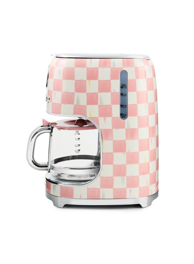 Rosy Check Drip Coffee Maker