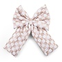 Mocha Check Large Bow